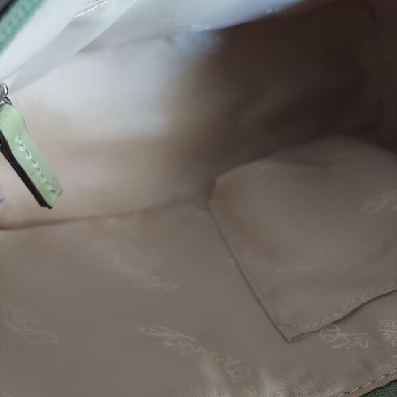 Fossil Green Croc Embossed Leather Bag - Picture 5 of 9